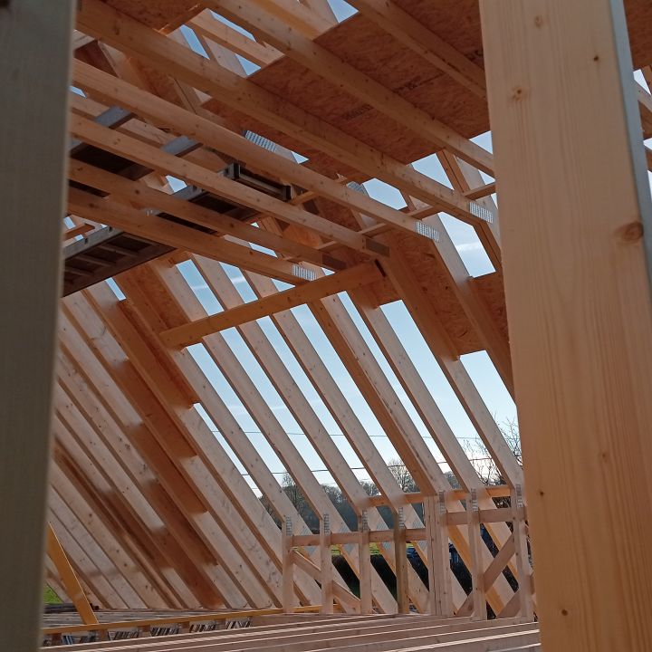 Posi-Attic Roof trusses and Posi-joists in Carmarthenshire.